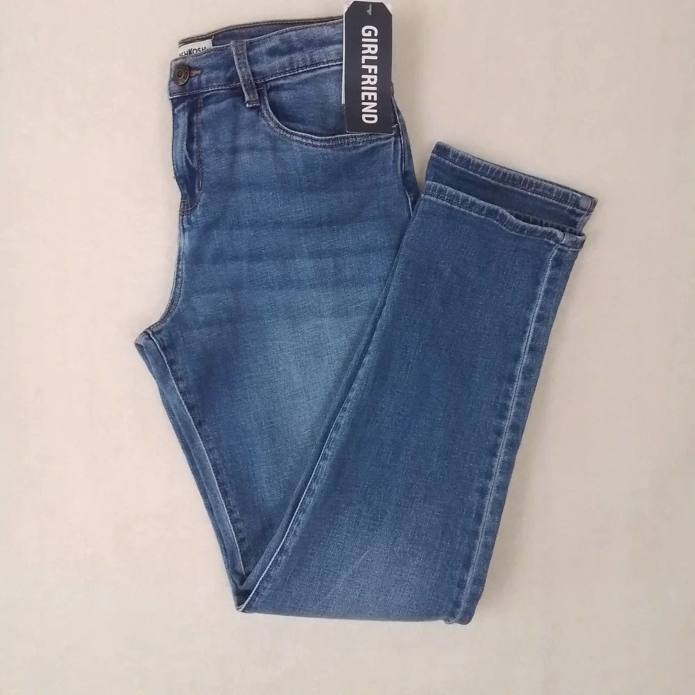 OshKosh Girlfriend Jeans‎ Size 14 in Medium Wash Denim